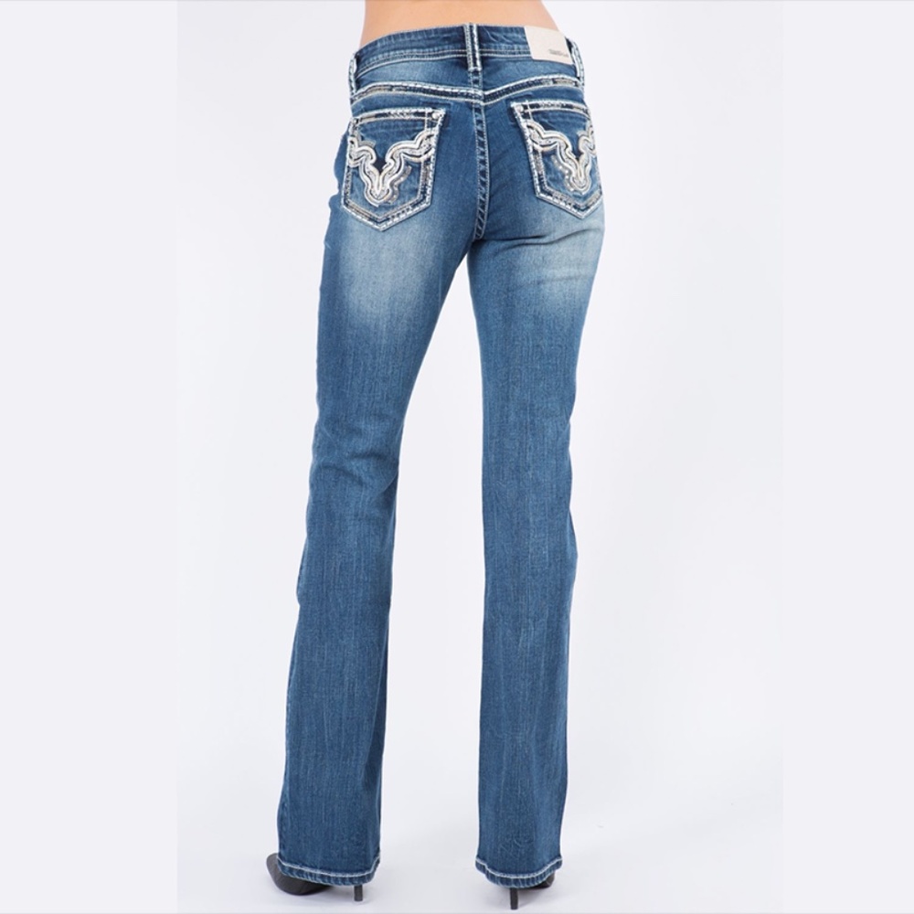 WOMEN'S TALL SIZES 36" Mid Rise Bootcut Jean